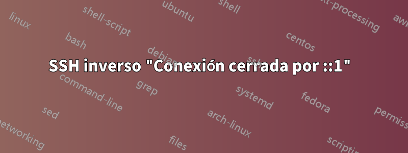 SSH inverso "Conexión cerrada por ::1"