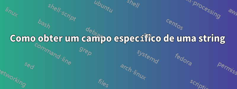 Como obter um campo específico de uma string