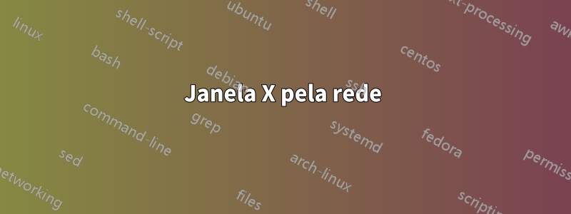 Janela X pela rede