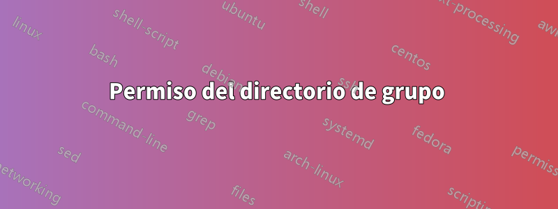 Permiso del directorio de grupo