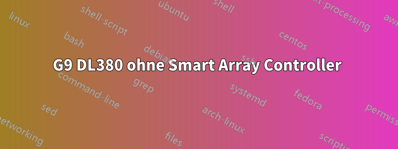 G9 DL380 ohne Smart Array Controller