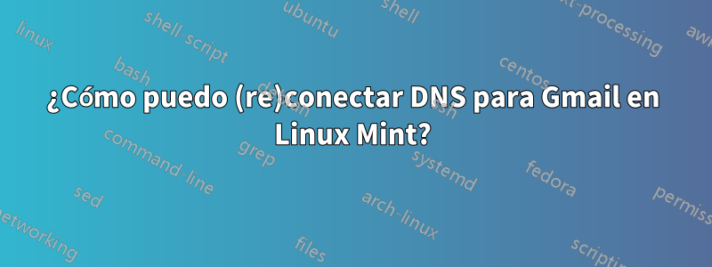 ¿Cómo puedo (re)conectar DNS para Gmail en Linux Mint?