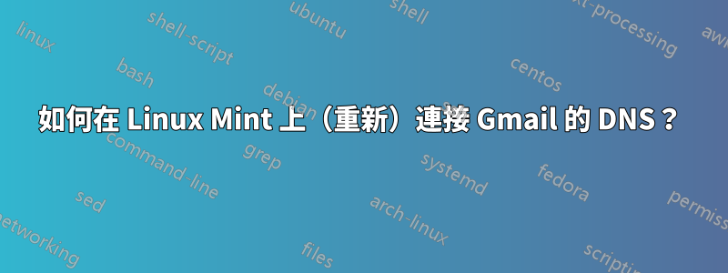 如何在 Linux Mint 上（重新）連接 Gmail 的 DNS？