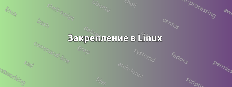 Закрепление в Linux