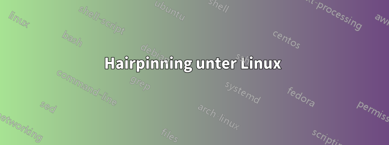 Hairpinning unter Linux