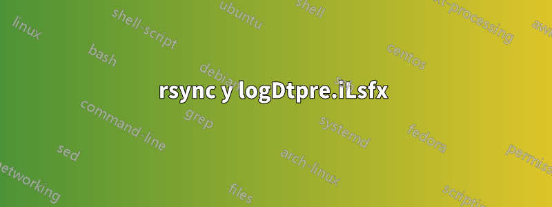 rsync y logDtpre.iLsfx