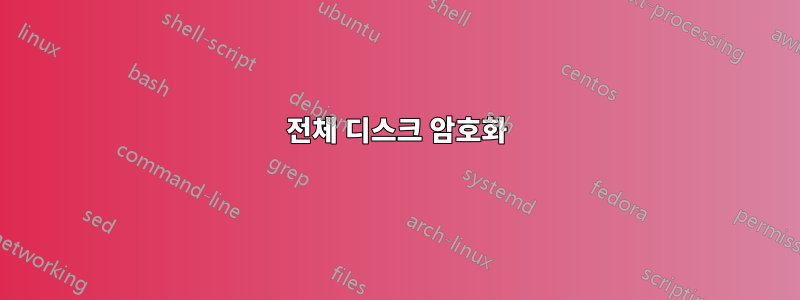 전체 디스크 암호화