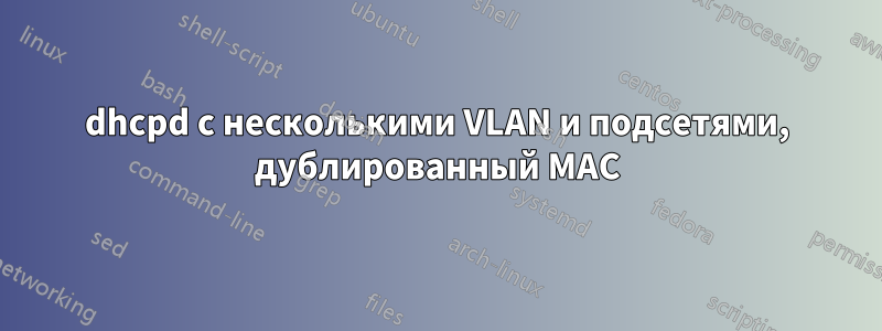 dhcpd с несколькими VLAN и подсетями, дублированный MAC