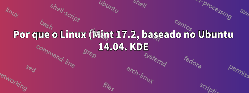 Por que o Linux (Mint 17.2, baseado no Ubuntu 14.04. KDE) remove automaticamente certos pacotes enquanto instala outros?