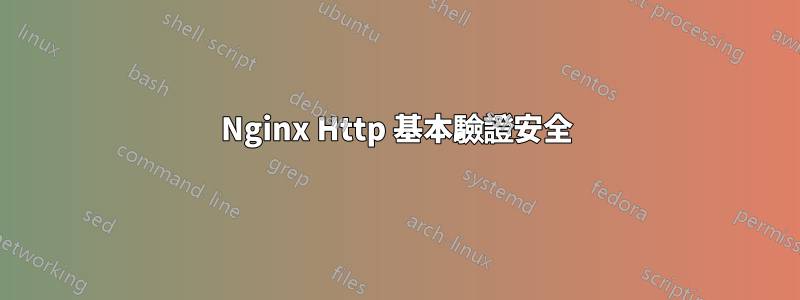 Nginx Http 基本驗證安全