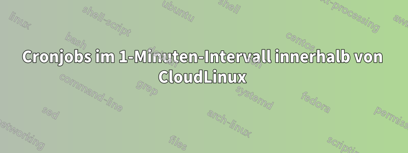 Cronjobs im 1-Minuten-Intervall innerhalb von CloudLinux