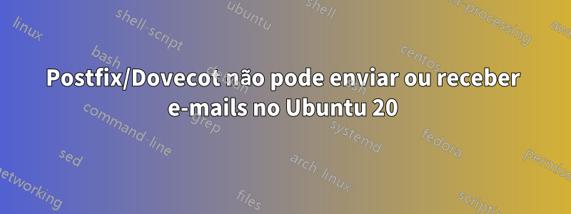 Postfix/Dovecot não pode enviar ou receber e-mails no Ubuntu 20