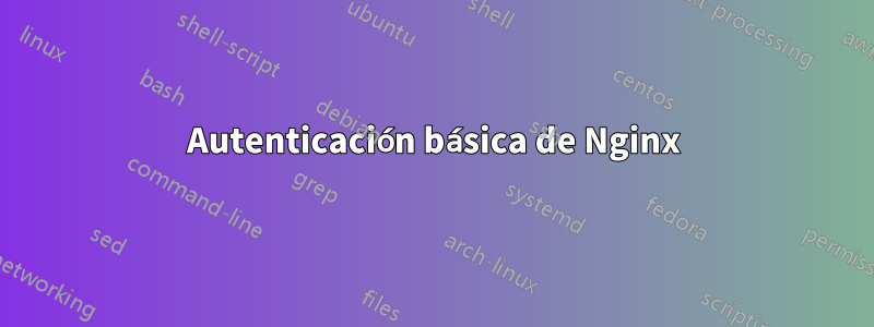 Autenticación básica de Nginx