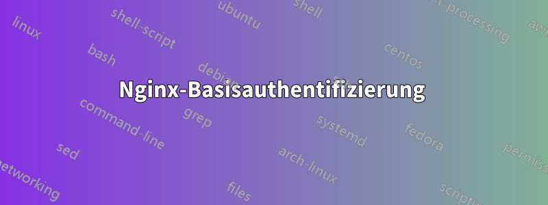 Nginx-Basisauthentifizierung