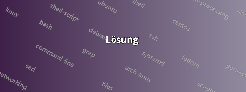 Lösung