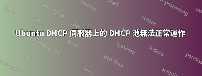 Ubuntu DHCP 伺服器上的 DHCP 池無法正常運作