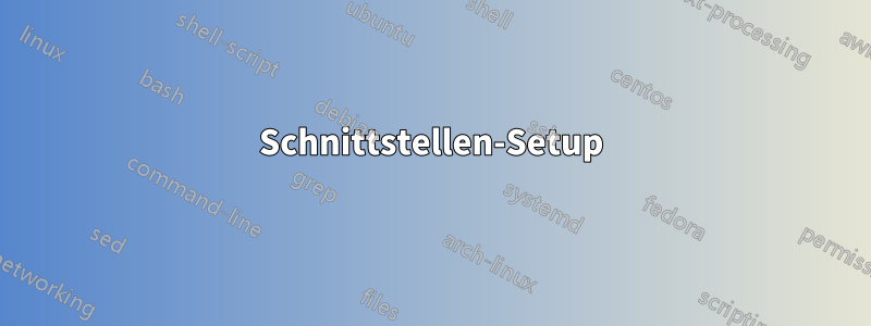 Schnittstellen-Setup