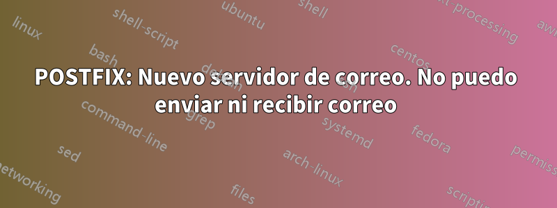 POSTFIX: Nuevo servidor de correo. No puedo enviar ni recibir correo