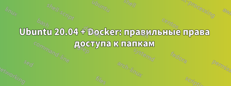 Ubuntu 20.04 + Docker: правильные права доступа к папкам