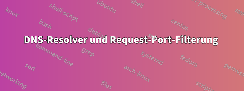 DNS-Resolver und Request-Port-Filterung