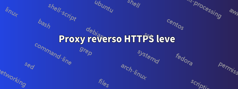 Proxy reverso HTTPS leve 