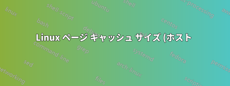 Linux ページ キャッシュ サイズ (ホスト) が Virtualbox VM に及ぼすパフォーマンスへの影響
