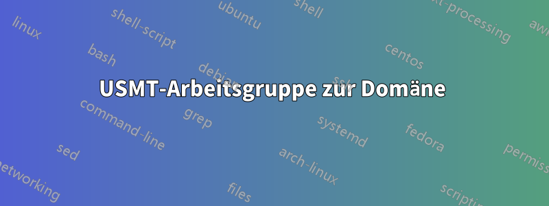 USMT-Arbeitsgruppe zur Domäne