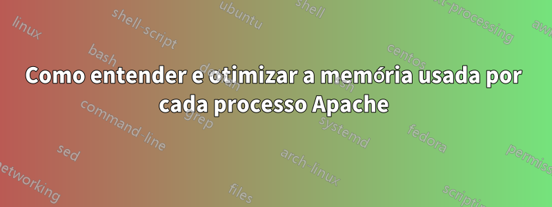 Como entender e otimizar a memória usada por cada processo Apache