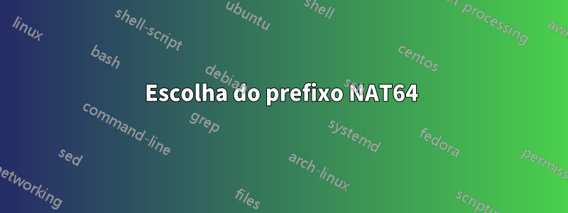 Escolha do prefixo NAT64