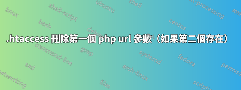 .htaccess 刪除第一個 php url 參數（如果第二個存在）