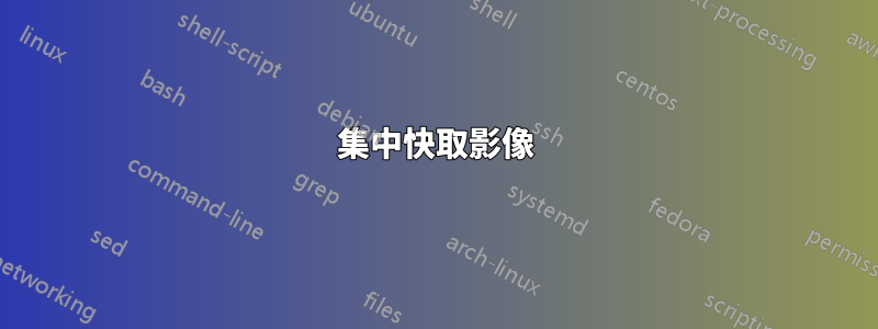 集中快取影像