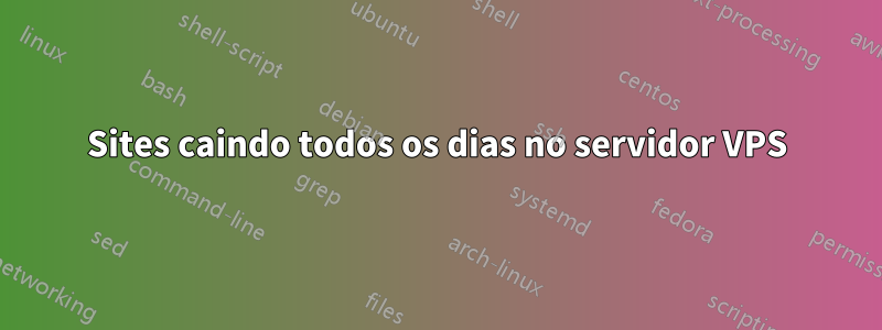 Sites caindo todos os dias no servidor VPS