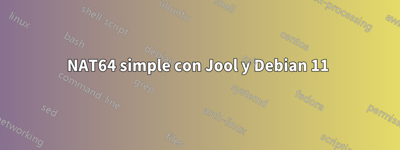 NAT64 simple con Jool y Debian 11