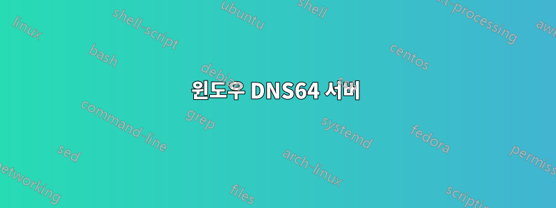 윈도우 DNS64 서버