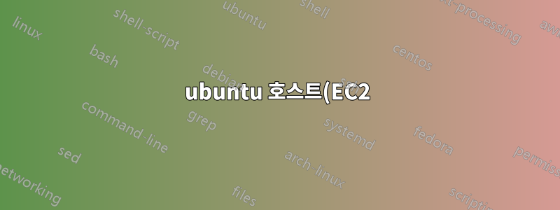 ubuntu 호스트(EC2) 루트의 사용자 생성 디렉터리에서 마운트된 볼륨으로 Docker 컨테이너를 생성할 수 없습니다.