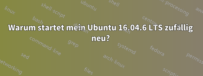 Warum startet mein Ubuntu 16.04.6 LTS zufällig neu?