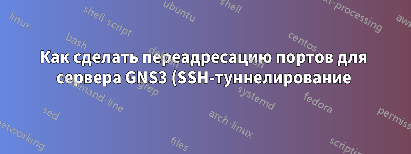 Как сделать переадресацию портов для сервера GNS3 (SSH-туннелирование)?