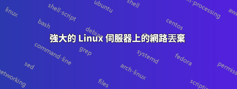 強大的 Linux 伺服器上的網路丟棄