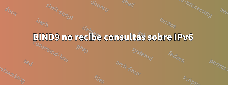 BIND9 no recibe consultas sobre IPv6