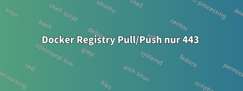 Docker Registry Pull/Push nur 443