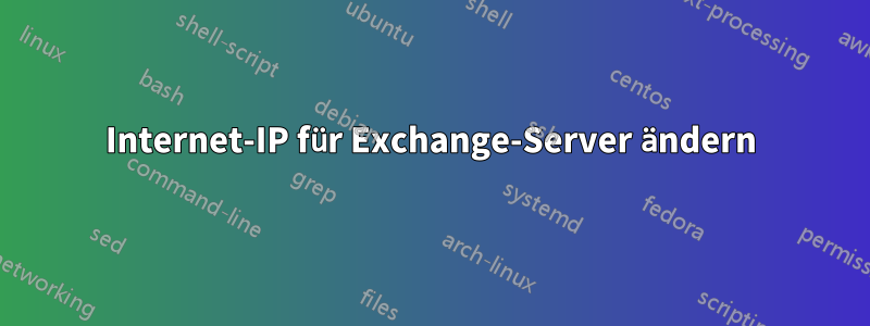 Internet-IP für Exchange-Server ändern