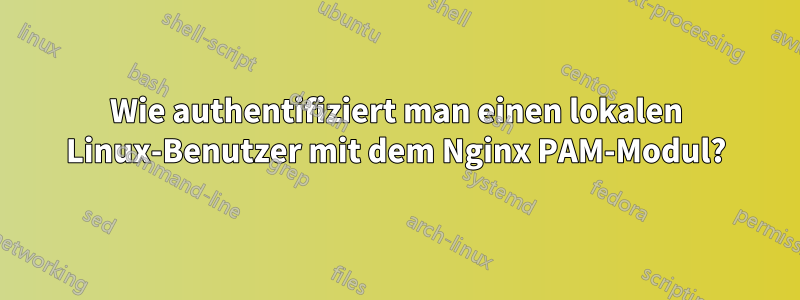 Wie authentifiziert man einen lokalen Linux-Benutzer mit dem Nginx PAM-Modul?