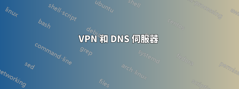 VPN 和 DNS 伺服器