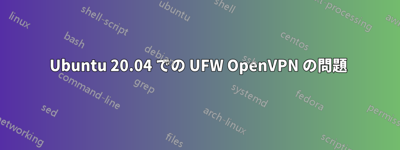 Ubuntu 20.04 での UFW OpenVPN の問題