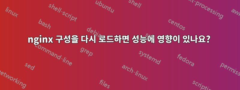 nginx 구성을 다시 로드하면 성능에 영향이 있나요?