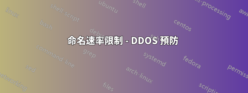 命名速率限制 - DDOS 預防