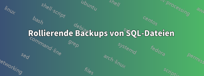 Rollierende Backups von SQL-Dateien