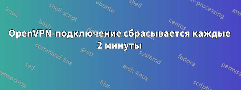 OpenVPN-подключение сбрасывается каждые 2 минуты