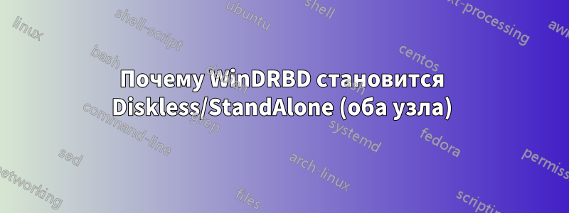 Почему WinDRBD становится Diskless/StandAlone (оба узла)