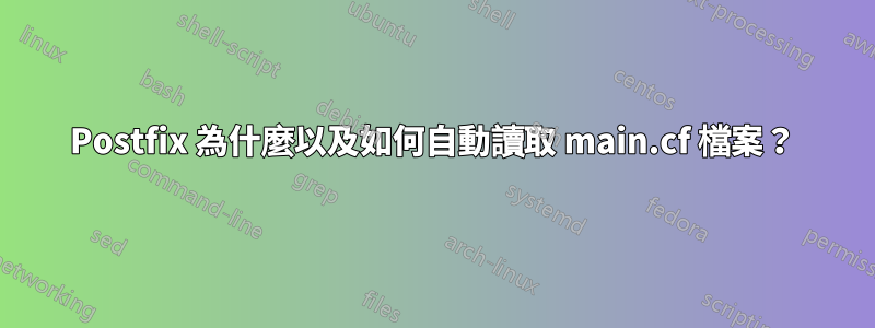 Postfix 為什麼以及如何自動讀取 main.cf 檔案？